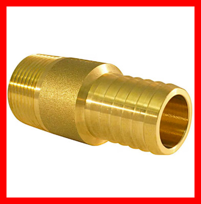 1 In. X 1 In. Brass Barb X MNPT Adapter