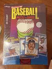 1986 Donruss Baseball Wax Box FACTORY SEALED PRISTINE CONDITION Original Owner