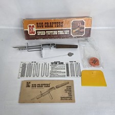 Vintage 70s RC Rug Crafters Speed Tufting Tool Set with Instructions and Box