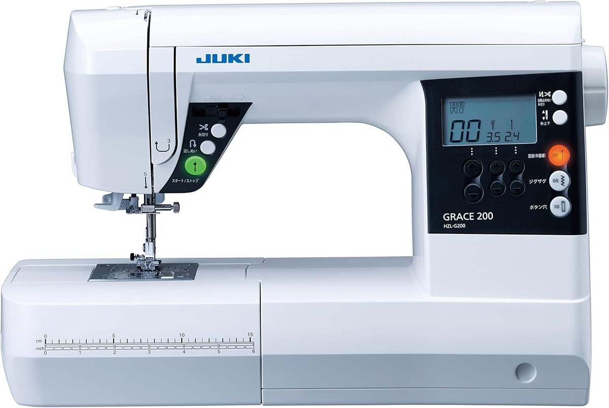 JUKI　HZL-G200 New JUKI Sewing Machine HZL-G200 White Computerized Japanese