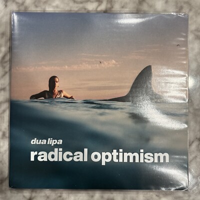dua lipa radical optimism 12” blue and white vinyl with