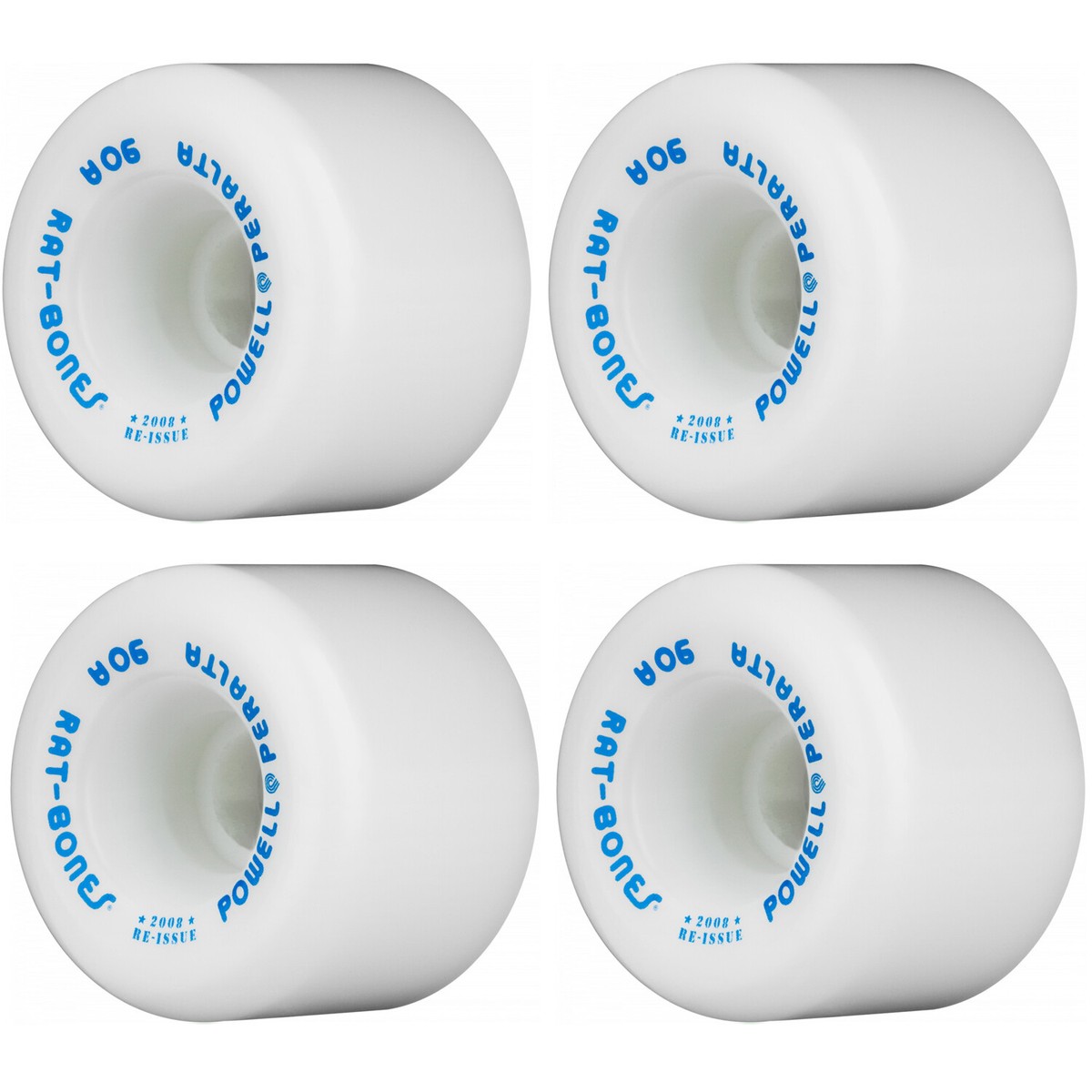 トップス 90s POWELL PERALTA RAT BONE Powell Peralta Rat Bones II 60mm PF - Black (4 pack