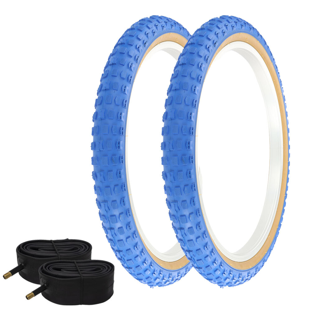 PRO+ TIRES 20 x 2.125 BLUE/GUM P-1079A W/TUBES