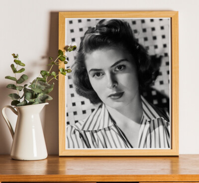 Ingrid Bergman : 10''x8'' Professional Photo
