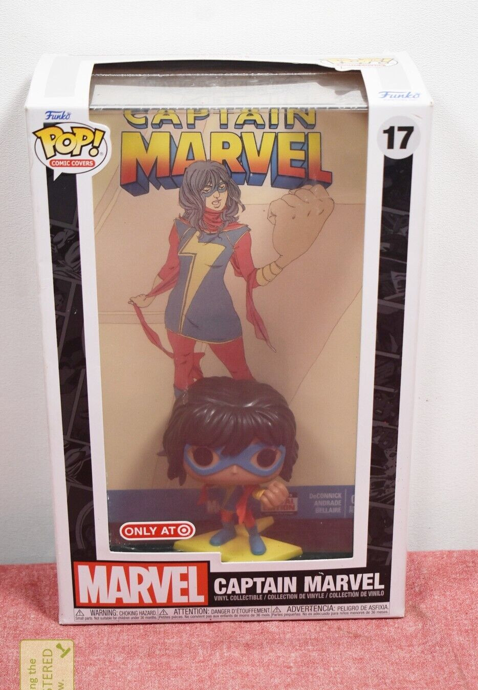 Funko Pop! Cubierta De Cómic: Marvel Captain Ms. Marvel Kamala Khan