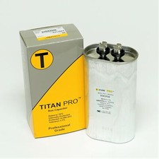 TitanPro TOCF55 HVAC Motor Run Oval Capacitor. 55 MFD/UF 440/370 Volts