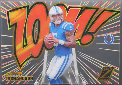 2023 Zenith #1 Anthony Richardson Zoom RC SSP Indianapolis Colts