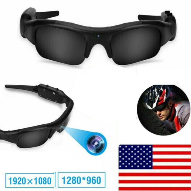 Mini HD Spy Camera Glasses 1080P/960P Hidden Eyeglass Sunglasses Cam