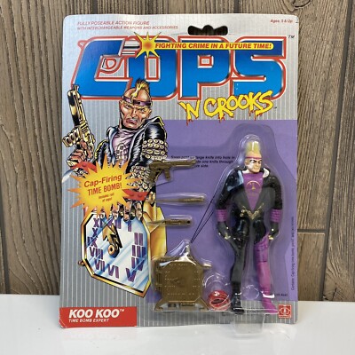 Vintage Moc Hasbro C.O.P.S. N Crooks Koo Koo Cops Sealed MOC