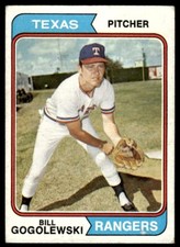 1974 Topps Bill Gogolewski Texas Rangers #242