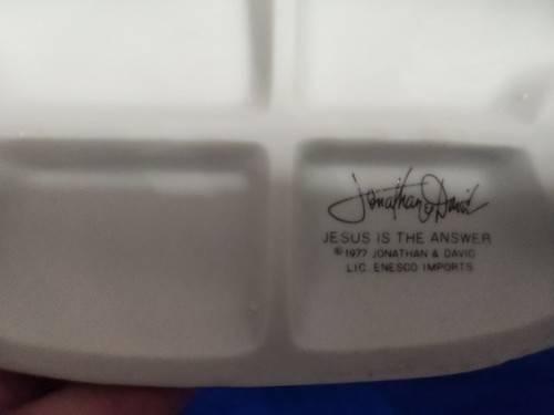 Vintage Enesco 1978 Precious Moments Jesus is the Answer E-1381 - Bild 5 von 5