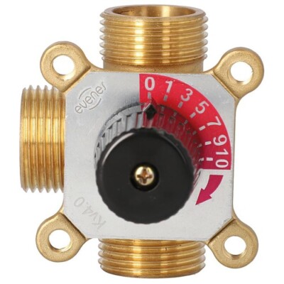 3-Wege-Mischer Easyflow DN20 DN40 Typ 3A Heizungsventil Außengewinde Mischventil
