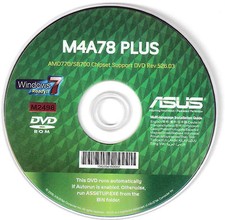 ASUS M4A78 PLUS WIN 7 Motherboard Drivers Installation Disk M2498