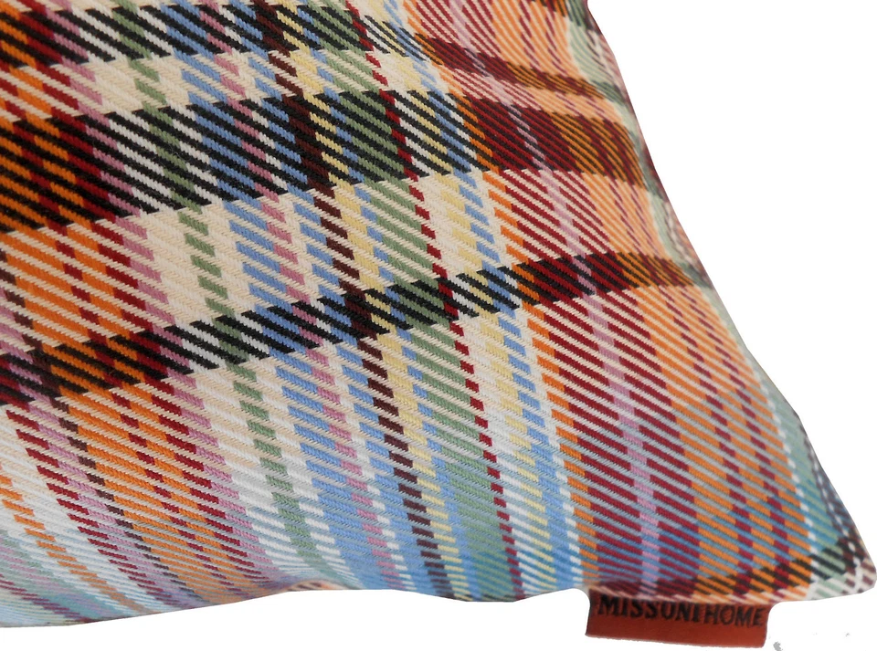 MISSONI HOME PILLOW COVER COTTON KNITTED 16x16in, 20x20in 24x24in JERNIGAN 128 - Image 3 of 4