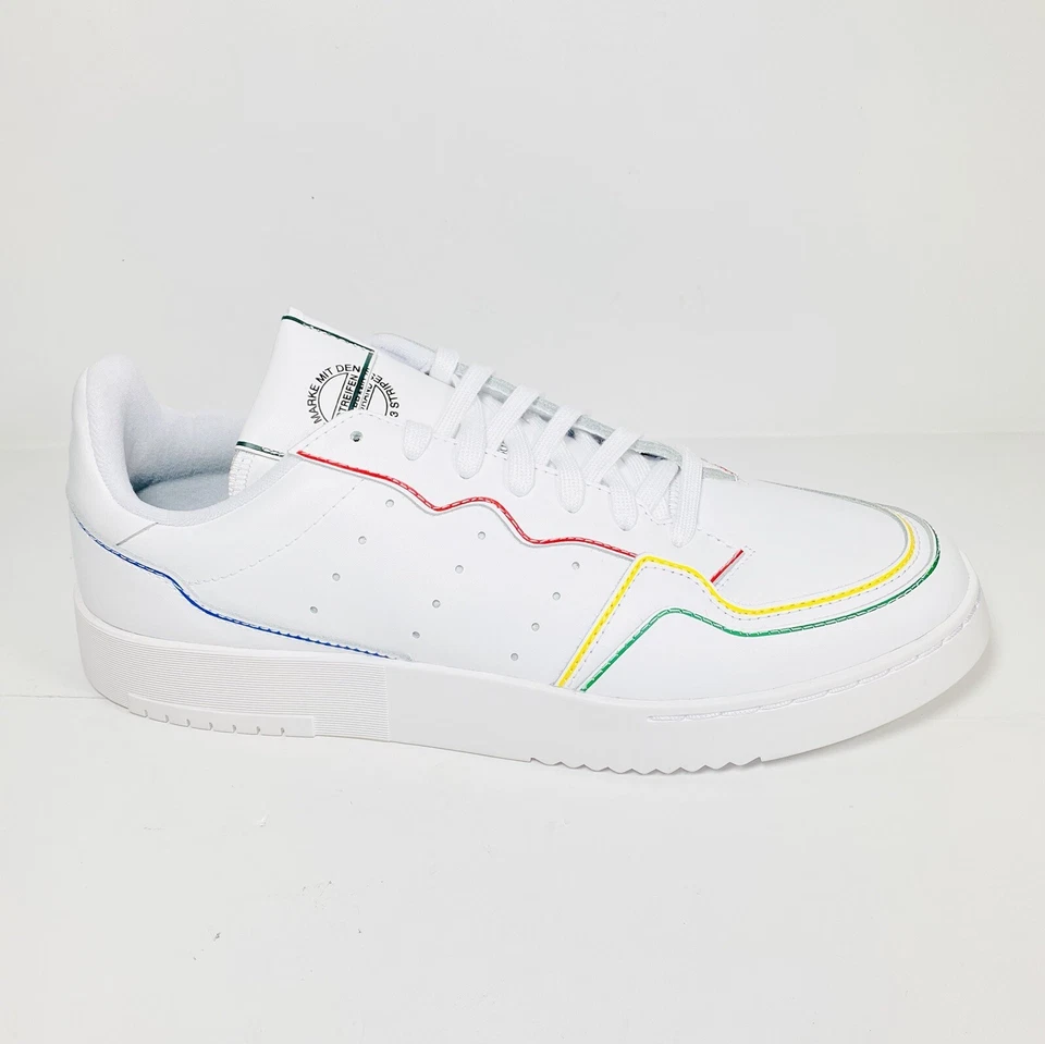 New adidas Supercourt Men’s Sneakers White Team Royal Blue Size 12 - Image 3 of 4