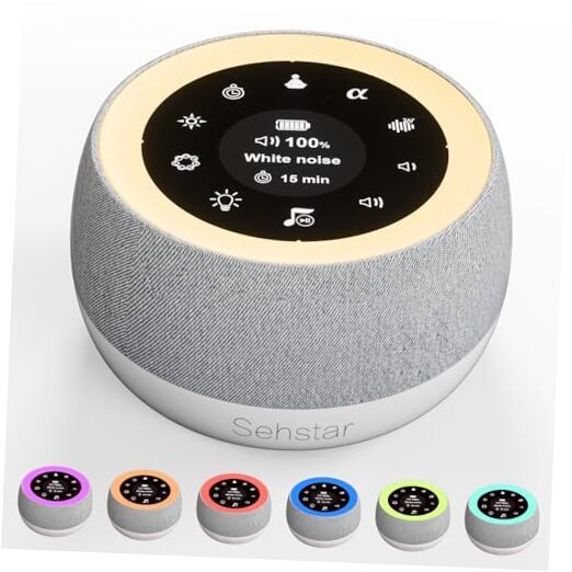 Noise Machine Sound Therapy Sleep Soother for Baby&Adults 22 Medium White