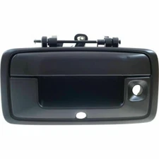 NEW Tailgate Handle w/ Camera Hole Primed Black for 2014-2015 Silverado Sierra