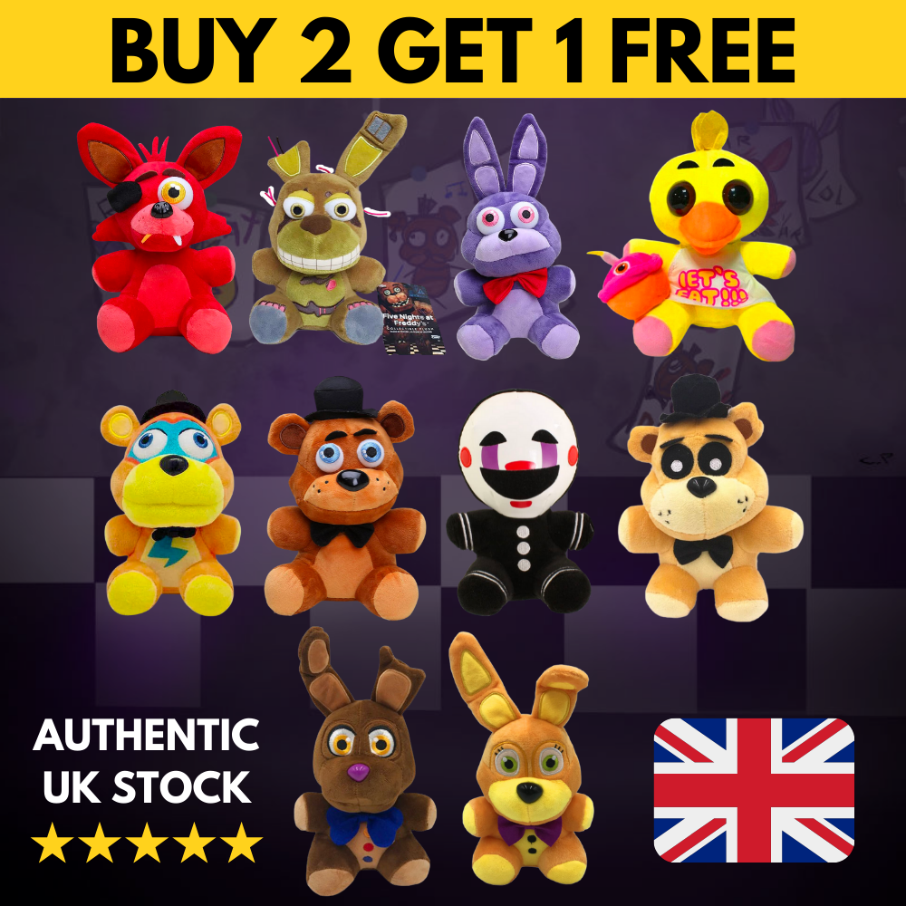 New FNAF Five Nights at Freddy's Plush Toy Game Stuffed Doll Cartoon Bunny  Plushie Cute Room Decor Kids Gift