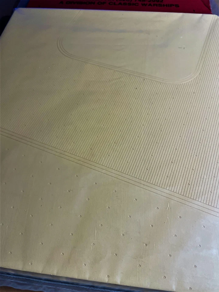 CLASSIC WARSHIP - IMPERIAL JAPANESE NAVY CARRIER DECK DISPLAY BASE - 1/72 RESIN - Immagine 2 di 2