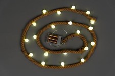 Hemp Rope String Fairy Lights Christmas Decorations 20 LED Battery Operated