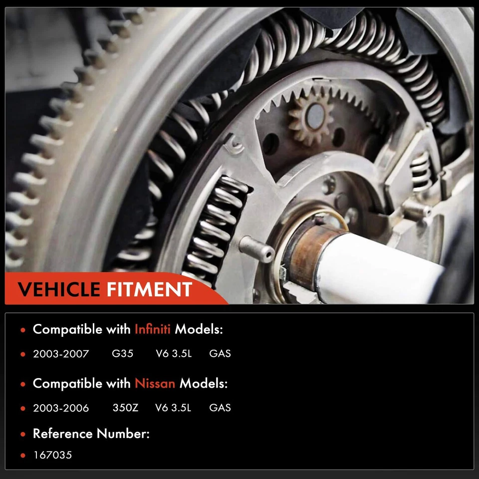 Volante embrague para Nissan 350Z 2003 2004-2006 Infiniti G35 2003-2007 V6 3,5 L Foto 2 de 4