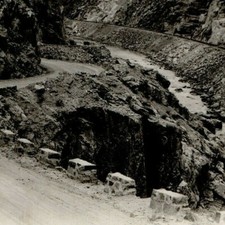 1943 Wind River Canyon Wyoming F. J. Hiscock RPPC Real Photo Post Card