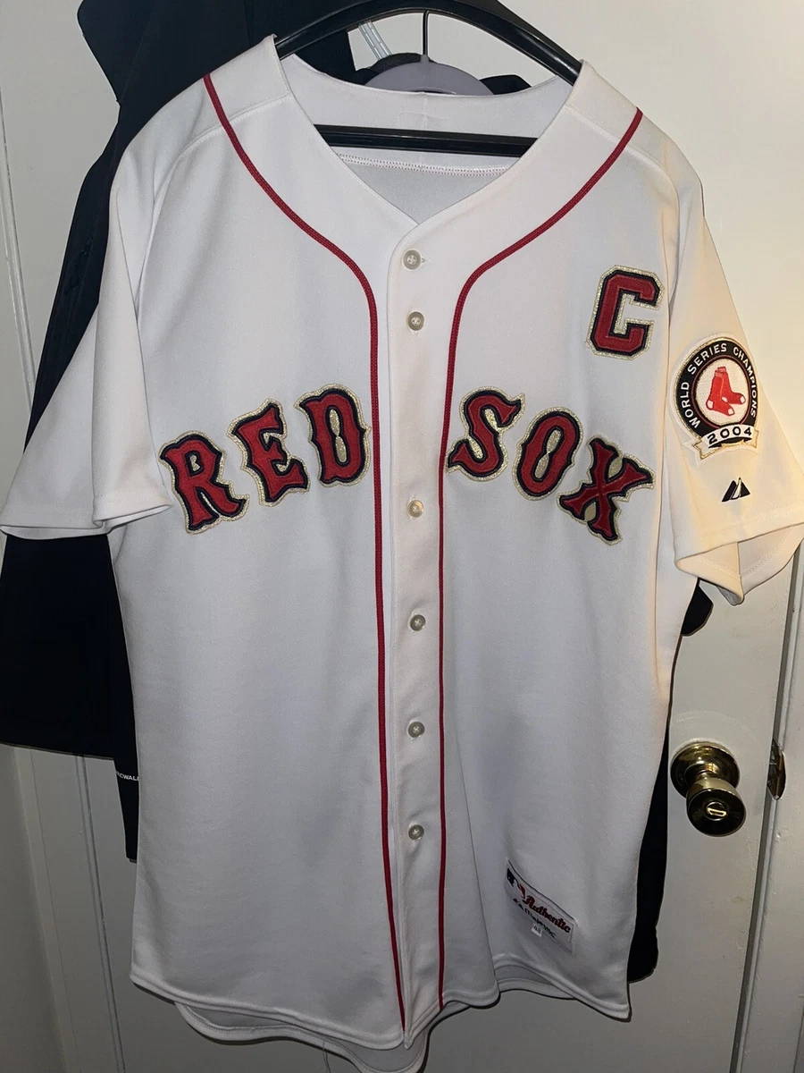 2005 Authentic Jason Veritek Boston Red Sox Home Opener Jersey