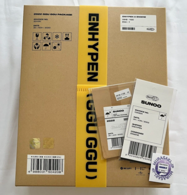 ENHYPEN GGU GGU PACKAGE DECO PACKAGE 2022 Full Set SUNOO Photocard