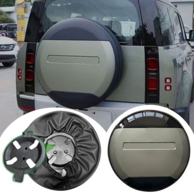 Pangea Green w/Bracket Rear Spare Tire Tyre Wheel Cover For Defender 2020-2024