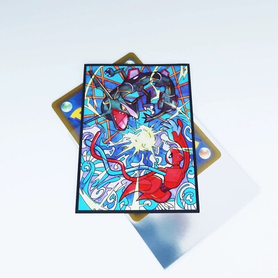 mega rayquaza card sleeves Pokmon TCG With 65 card sleeves in total 60PCS Trading Card Pokmon TCG