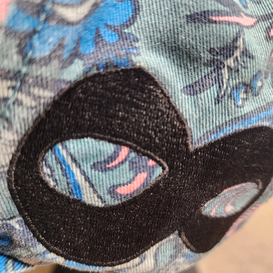 Rosa Delfín Floral Raro Difícil de Encontrar Snapback Sombrero Ajustable Streetwear Gorra Foto 4 de 4