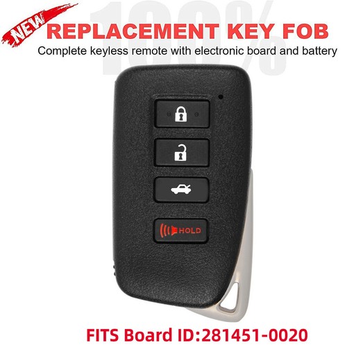 281451-0020 Smart Remote Key Fob for Lexus ES300H ES350 GS350 GS450H ...
