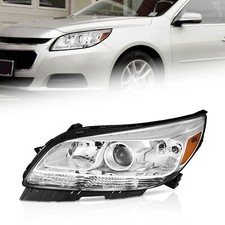 Weelmoto For 2013-2015 Chevy Malibu Projector Headlight Driver Left Side Weelmoto For 2013-2015 Chevy Malibu Projector Headlight Driver Left Side