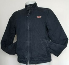 Hollister Ladies All Weather Black/rey Khaki Bomber Jacket Size Xl