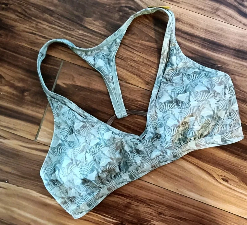 prana khari safari animal print padded 