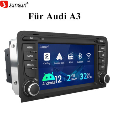 Für Audi A3 S3 RS3 7''Bildschirm Carplay Android 12 Autoradio GPS Nav BT SWC USB
