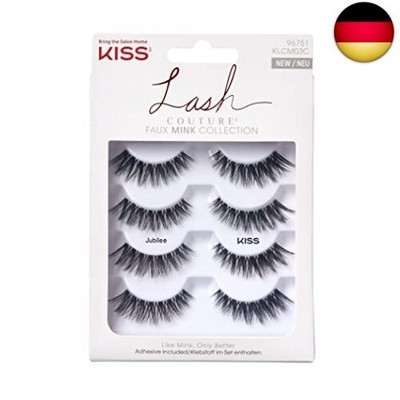 KISS Lash Couture Faux Mink Collection Multipack 4 Paar künstliche Wimpern,