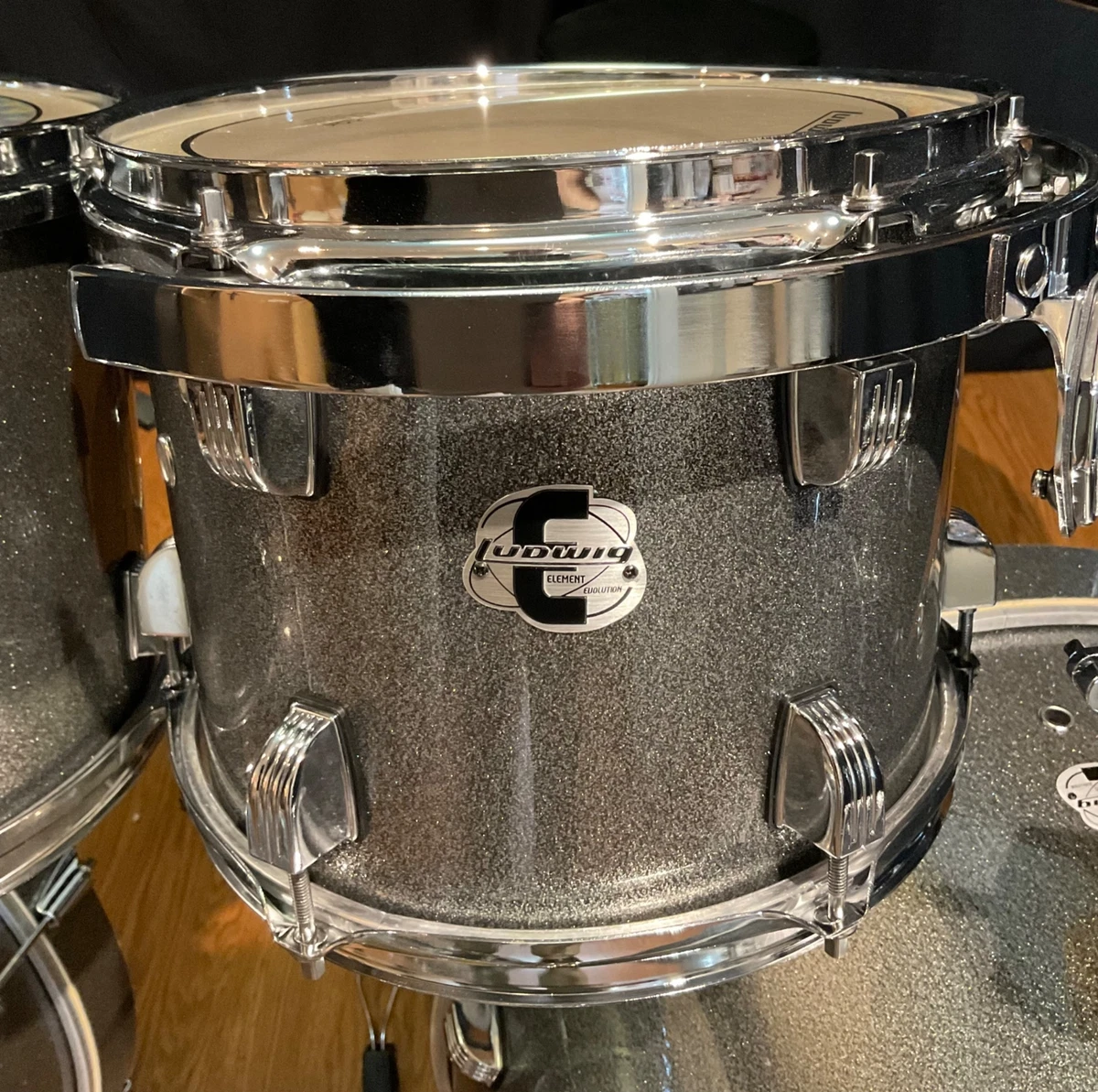 Ludwig Element Evolution 7 Piece Double Bass Drum Set Zildjian
