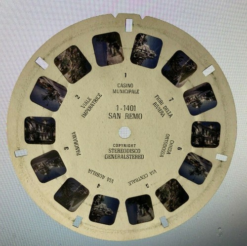 Vintage Viewmaster Slide Reel 1-1401 San Remo Italy 7 views - Picture 3 of 3