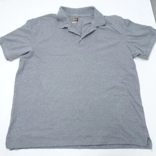 The Foundry Supply Co. Polo Shirt Men's 2XL Gray Cotton Short Sleeve Performance
