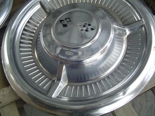 1958 58 CHEVROLET CHEVY BELAIR IMPALA NOMAD VINTAGE HUBCAPS WHEEL COVERS ANTIQUE - Picture 9 of 11