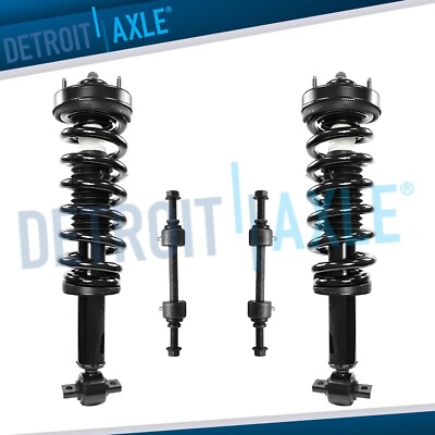 4pc Front Struts w/Coil Spring Assembly + Sway Bar Links for 2014 Ford F-150 4WD