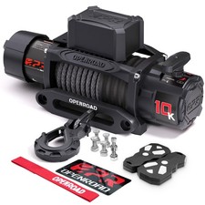 Openroad 10000 Lb Electric Winch Truck Synthetic Rope Waterproof Remote Control Openroad 10000 Lb Electric Winch Truck Synthetic Rope Waterproof Remote Control
