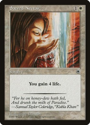 [MTG] Sacred Nectar (025) (POR) HP-DMG
