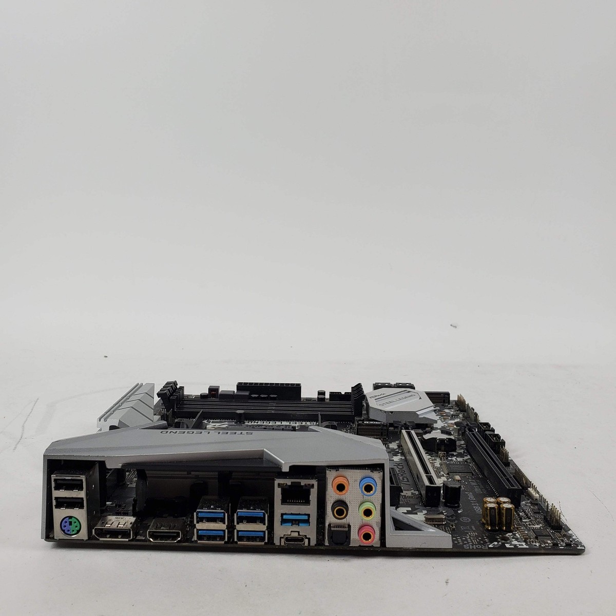 Broken ASRock B450M STEEL LEGEND AM4 Micro ATX PARTS ONLY | eBay