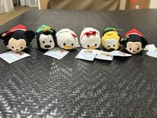 Disney Tsum Tsum Mini Plush Set: Mickey Minnie Donald Daisy Goofy Pluto 2015