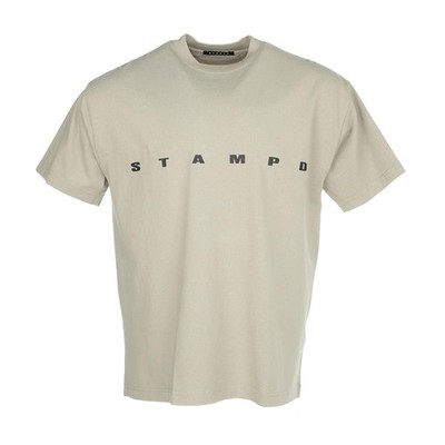 Stampd Men Strike Logo Relaxed Tee, Sand