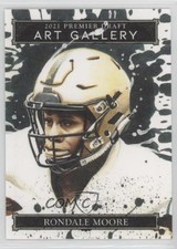 2021 Sage Premier Draft Art Gallery Rondale Moore #AG-24 sq4