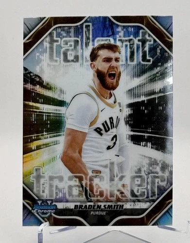 2025-26 Bowman Chrome Basketball Braden Smith Talent Tracker Refractor #TT-22