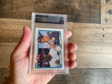 Moises Alou Rookie Chuck McElroy Card VTG 1990 Graded 9 Mint Fleer Slab 650 MLB. rookie card picture